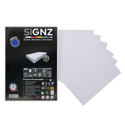 signz Kopierpapier DIN A5 75g 350 Blatt