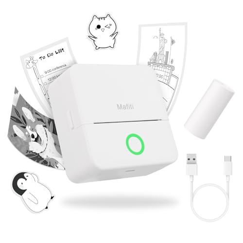 mafiti X6 Mini Drucker tragbarer Fotodrucker 4.9