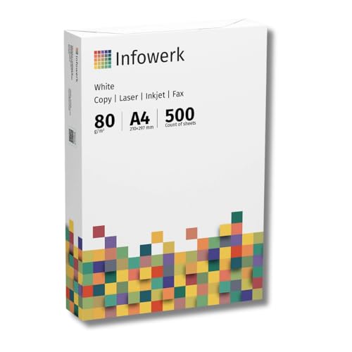 Infowerk Kopierpapier 500 Blatt A4 80g Testsieger