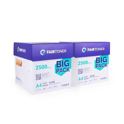 FairToner Kopierpapier 10x500 Blatt A4 80g