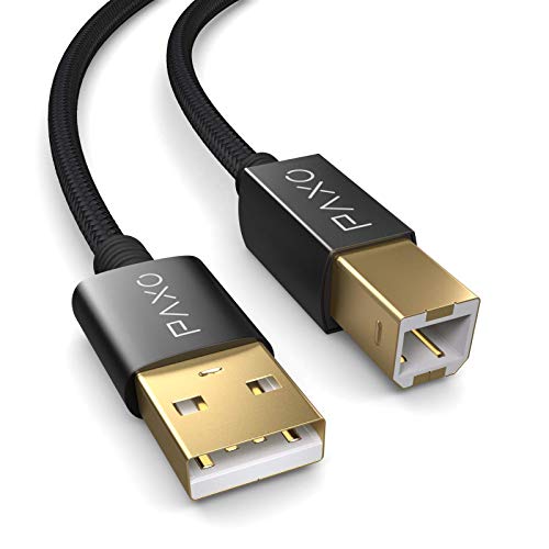 PAXO USB Druckerkabel 3m schwarz