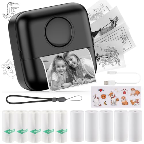 HuiJuKeJi Mini Drucker X5 tragbarer Fotodrucker