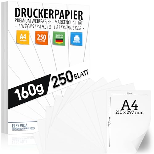 ELES VIDA A4 160g Druckerpapier Premium 250 Blatt