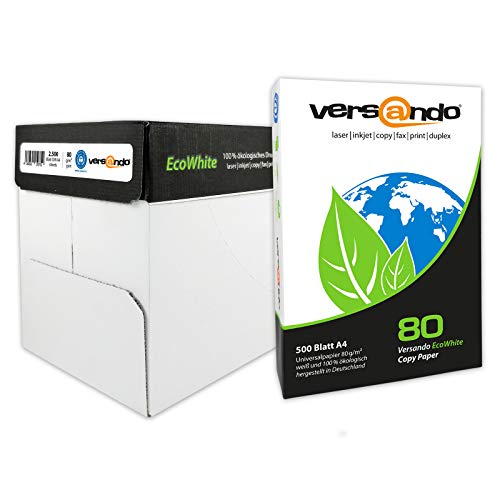 versando Recyclingpapier EcoWhite 2500 Blatt 80g