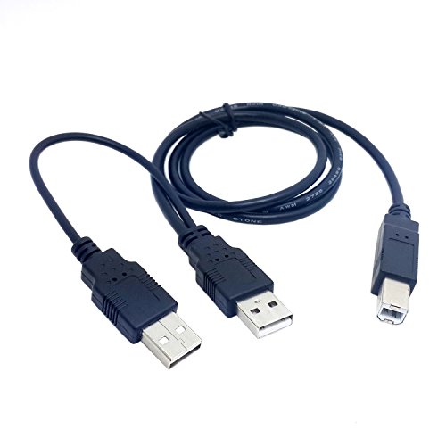 cablecc Y-Kabel 80cm für Drucker und Scanner