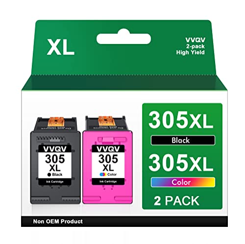 VVQV 305 XL Druckerpatronen für HP Drucker 2er-Pack