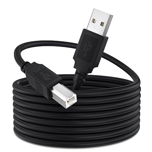 VOSGA USB 2.0 Druckerkabel 10m schwarz