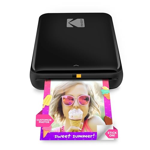 Kodak Step Tragbarer Fotodrucker 2x3 Klebefotos