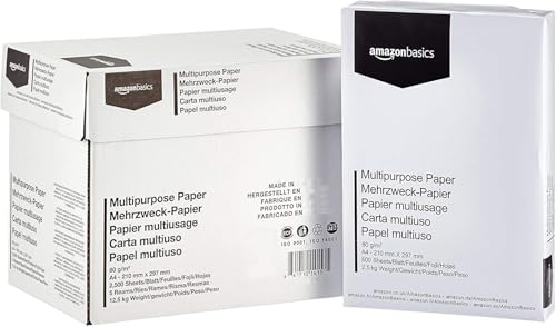 Amazon Basics Druckerpapier DIN A4 2500 Blatt