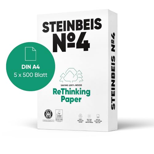 Steinbeis Druckerpapier A4 80 g/m² 2500 Blatt