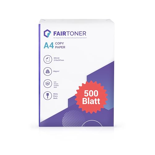 FairToner Kopierpapier A4 80g 500 Blatt