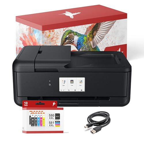 realink TS9550a Multifunktionsdrucker mit 10 XXL Patronen 4.8