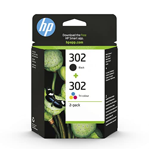 HP 302 Multipack Original Druckerpatronen Schwarz + Tricolor Bürobedarf 4.5