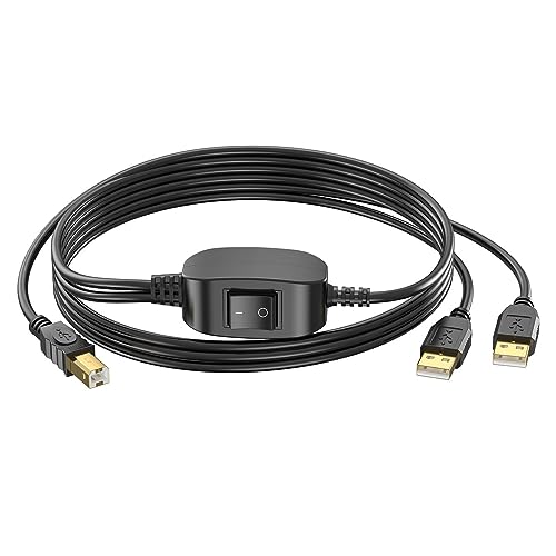 Herfair HF-USB2B-DR Druckerkabel 2,5m