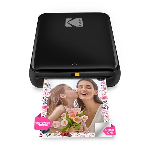 Kodak Step Tragbarer Fotodrucker 2x3 Klebefotos
