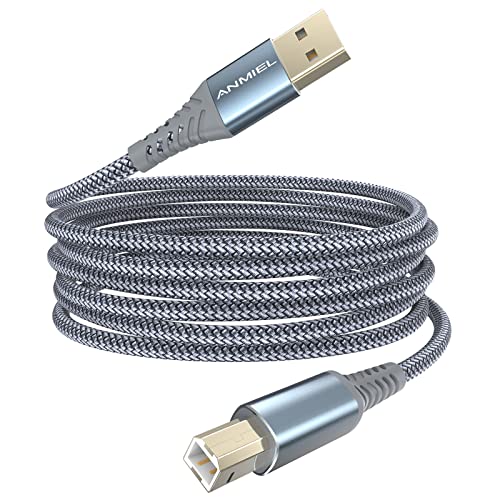 ANMIEL USB-Druckerkabel 3M grau