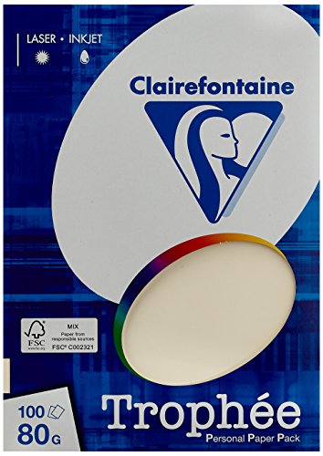 Clairefontaine Clairalfa Druckerpapier DIN A4 80g 100 Blatt Sand