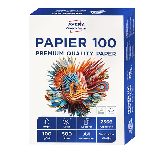 AVERY Zweckform 2566 Druckerpapier 100g/m² 500 Blatt