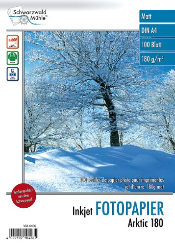 Schwarzwald Mühle Fotopapier Arktic matt 180g/m² A4 4.74