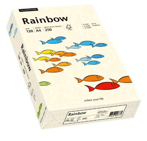 Papyrus Rainbow 120g A4 Buntpapier hellchamois