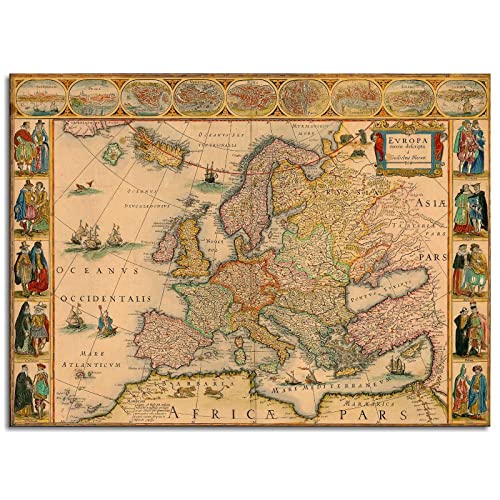 PEUPPTR Leinwanddruck Europe History 50,8 x 40,6 cm